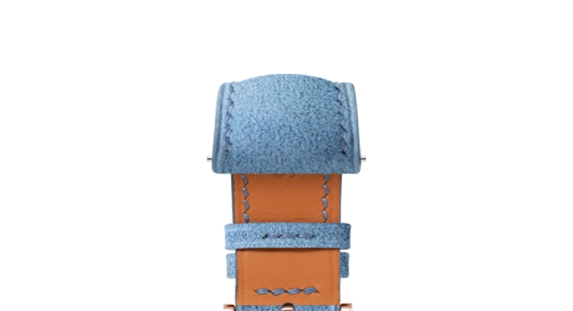 Baby Blue Alcantara Signature Strap - Image 7