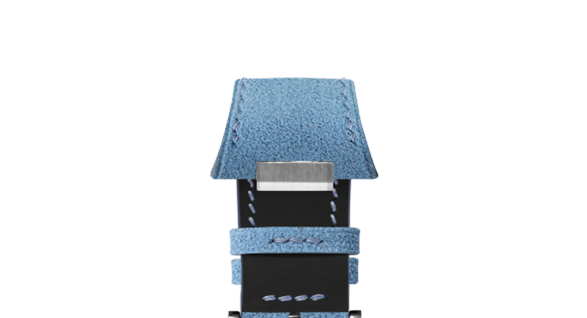 Baby Blue Alcantara Strap for Tissot PRX - Image 10