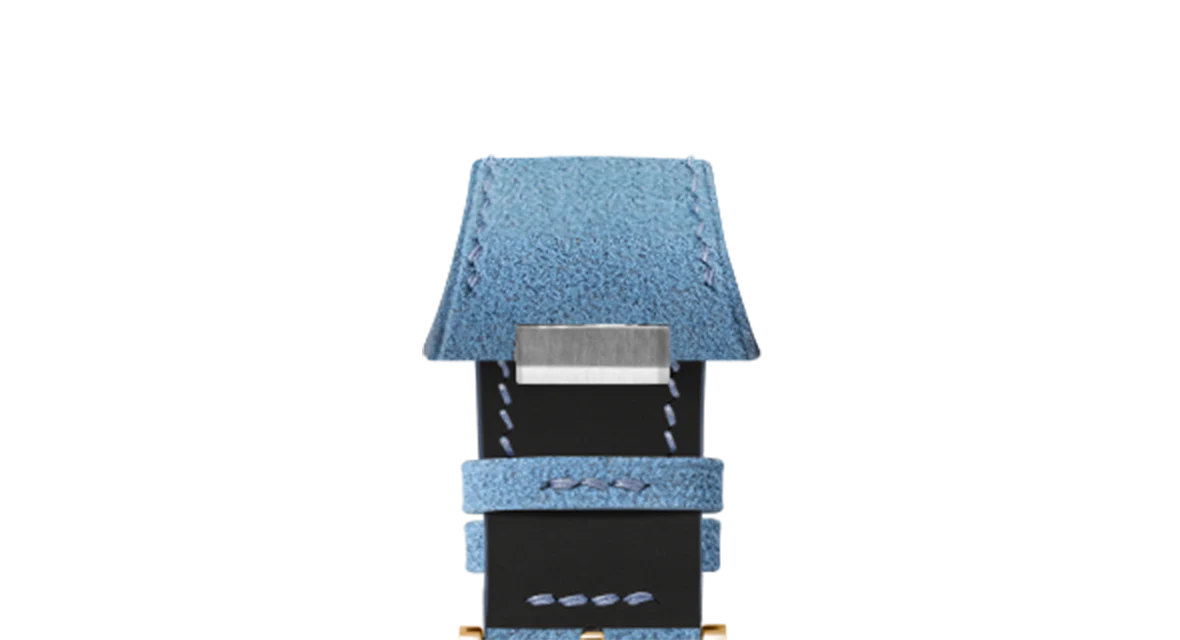 Baby Blue Alcantara Strap for Tissot PRX - Image 8