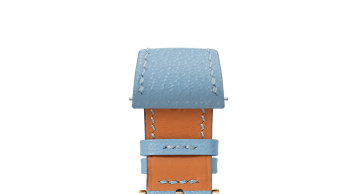 Baby Blue Chevre Slim Strap - Image 11