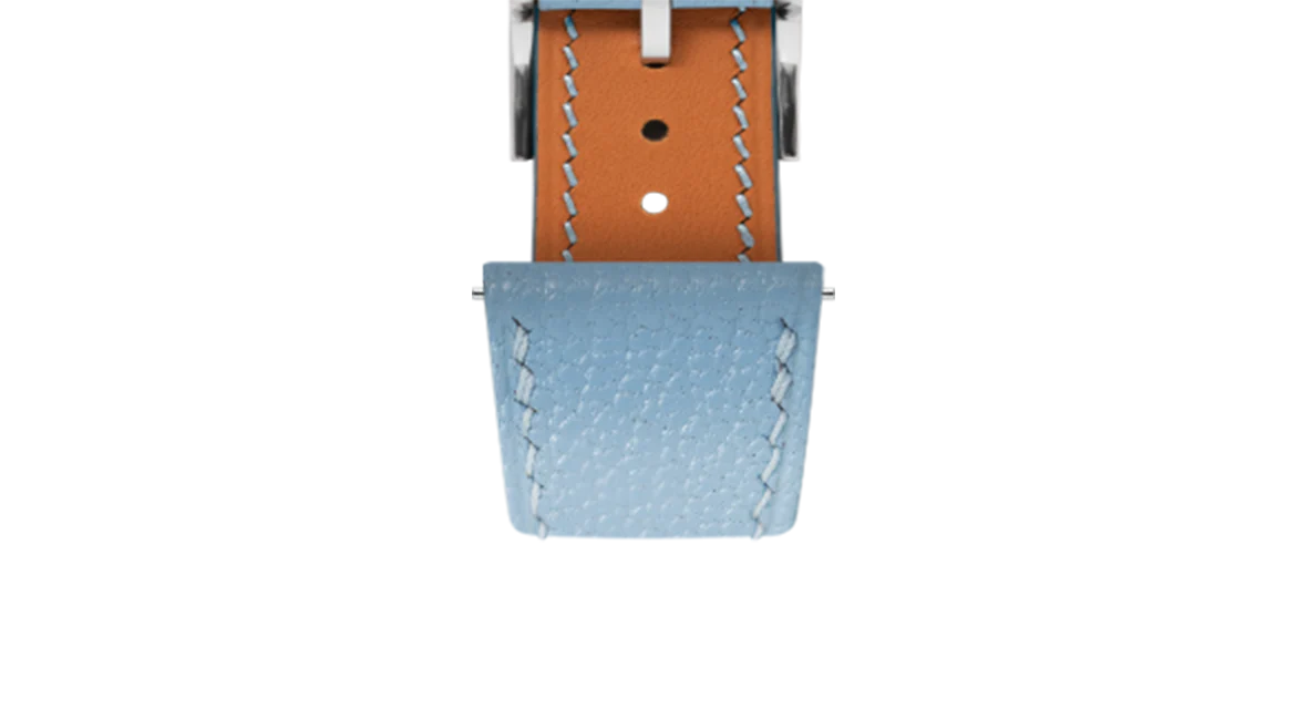 Baby Blue Chevre Slim Strap - Image 8