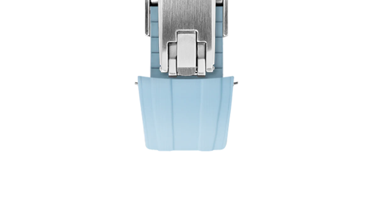 Overstock: Baby Blue CTS Rubber Strap for Omega Speedmaster - Image 7