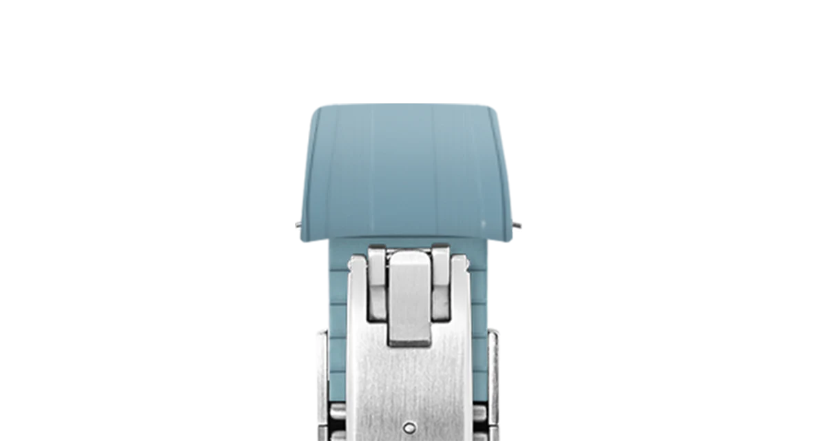 Baby Blue CTS Rubber Strap for Rolex Submariner 41mm - Image 6