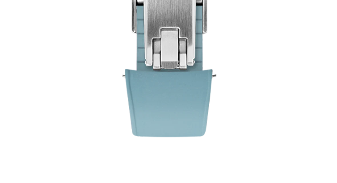 Baby Blue Curved CTS Rubber Strap - Image 10