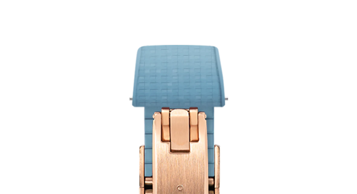 Baby Blue Mosaic CTS Rubber Strap - Image 9