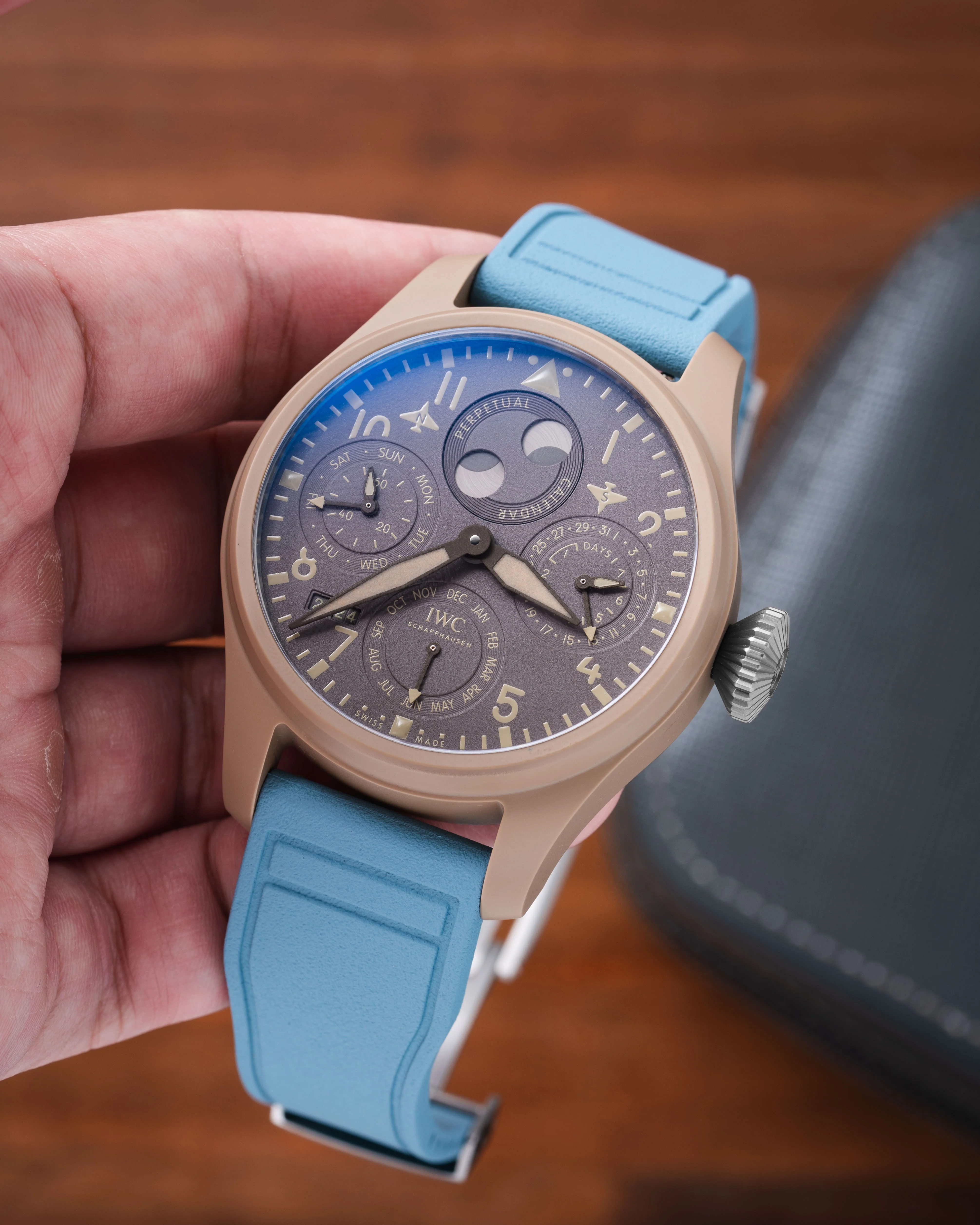 Baby Blue Pilot CTS Rubber Strap - Image 2