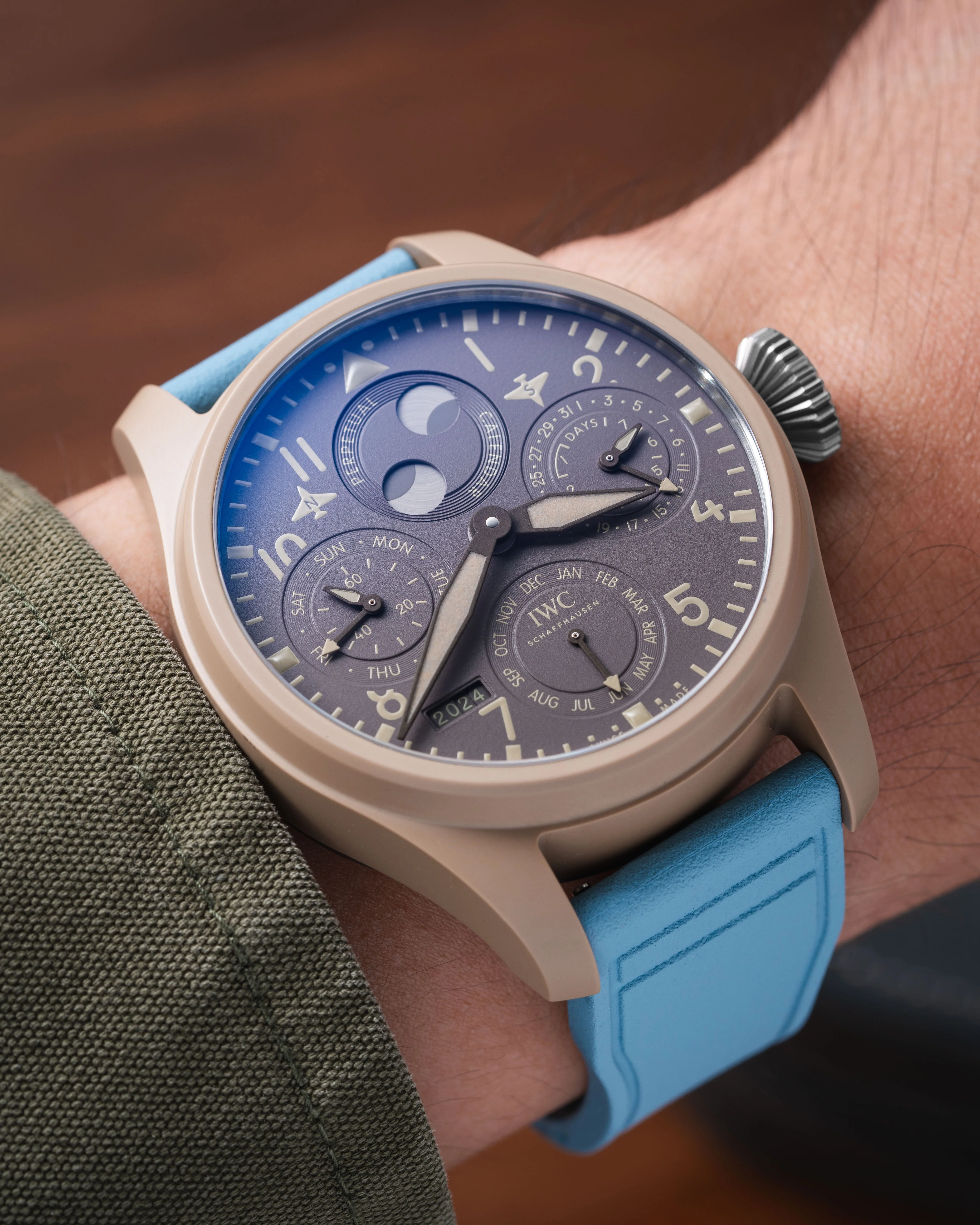 Baby Blue Pilot CTS Rubber Strap - Image 3