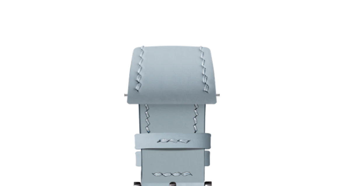 Baby Blue Rubberised Leather (Smooth) Slim Strap - Image 11