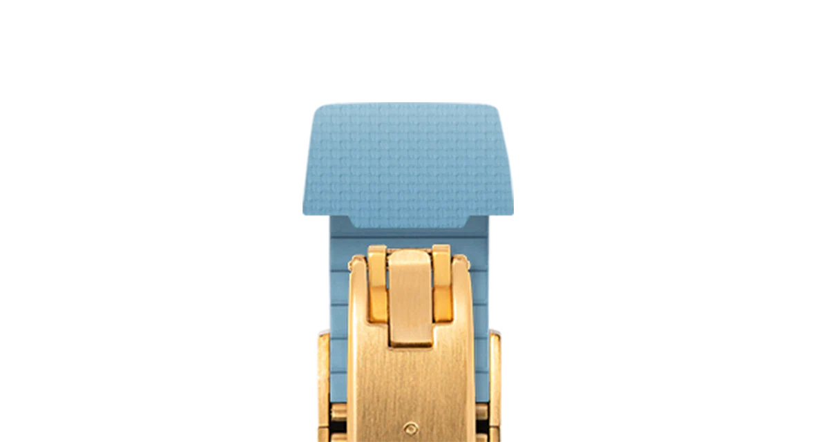 Baby Blue Sailcloth CTS Rubber Strap for Atelier Wen Perception - Image 11