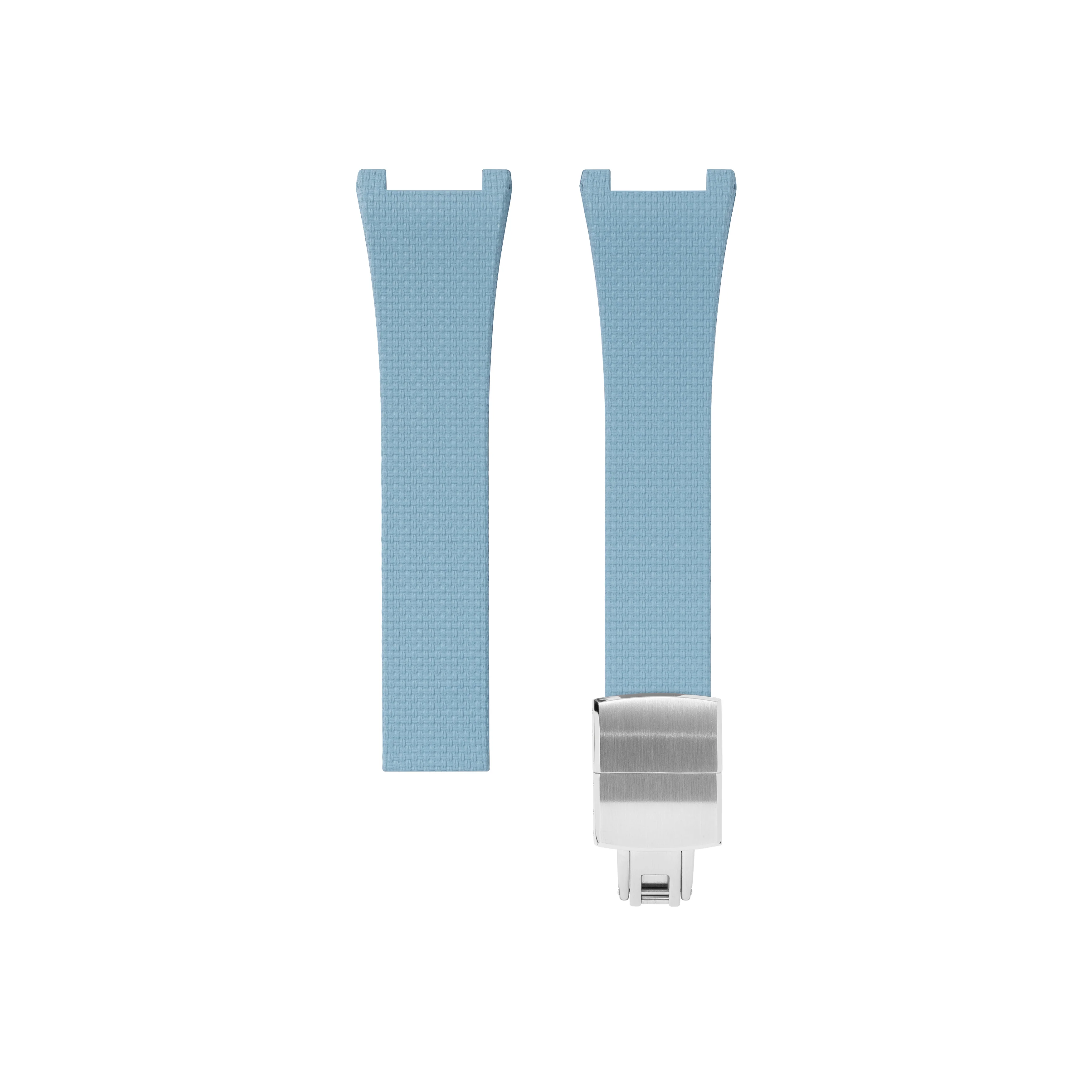 Baby Blue Sailcloth CTS Rubber Strap for Christopher Ward The Twelve - Image 11