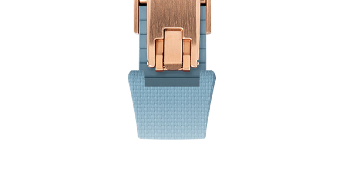 Baby Blue Sailcloth CTS Rubber Strap for Christopher Ward The Twelve - Image 14