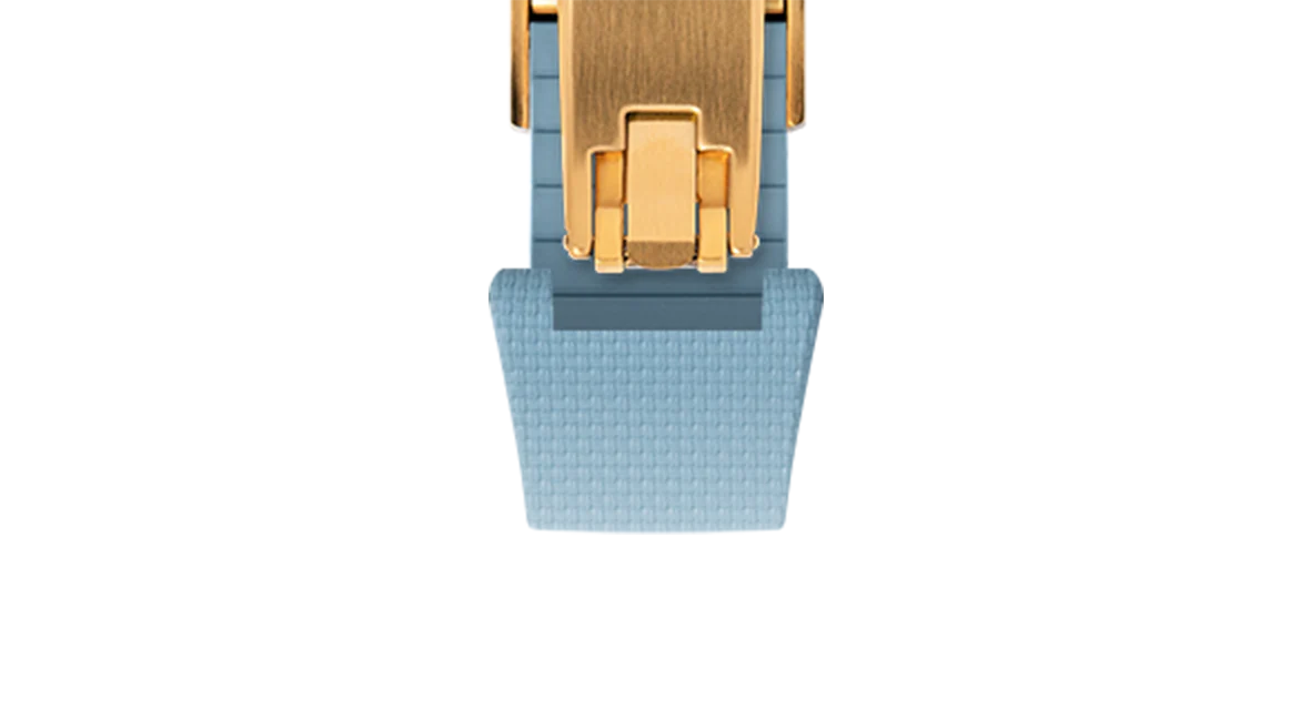Baby Blue Sailcloth CTS Rubber Strap for Christopher Ward The Twelve - Image 18