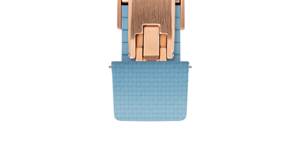 Baby Blue Sailcloth CTS Rubber Strap for F.P. Journe Élégante - Image 12