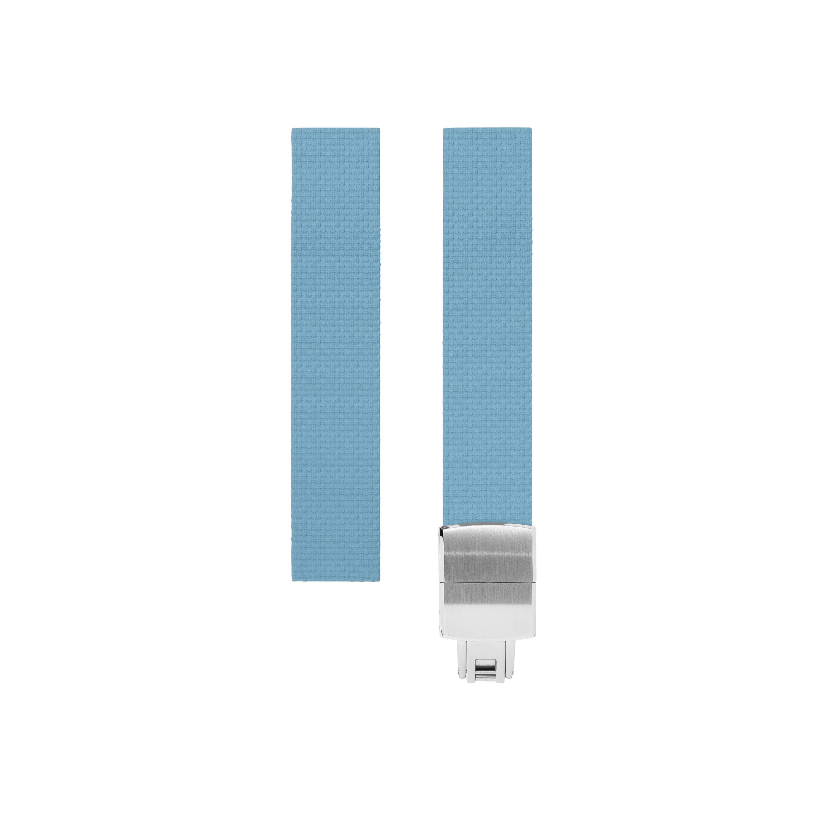 Baby Blue Sailcloth CTS Rubber Strap for F.P. Journe Élégante - Image 6