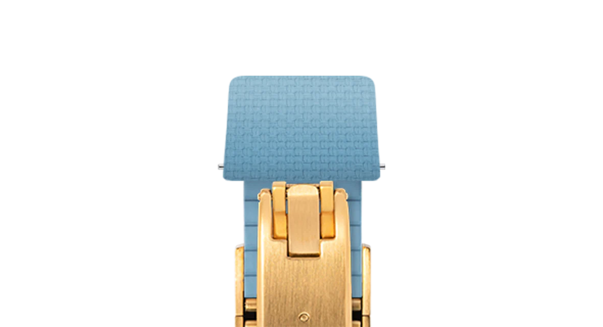 Baby Blue Sailcloth CTS Rubber Strap for F.P. Journe Élégante - Image 9