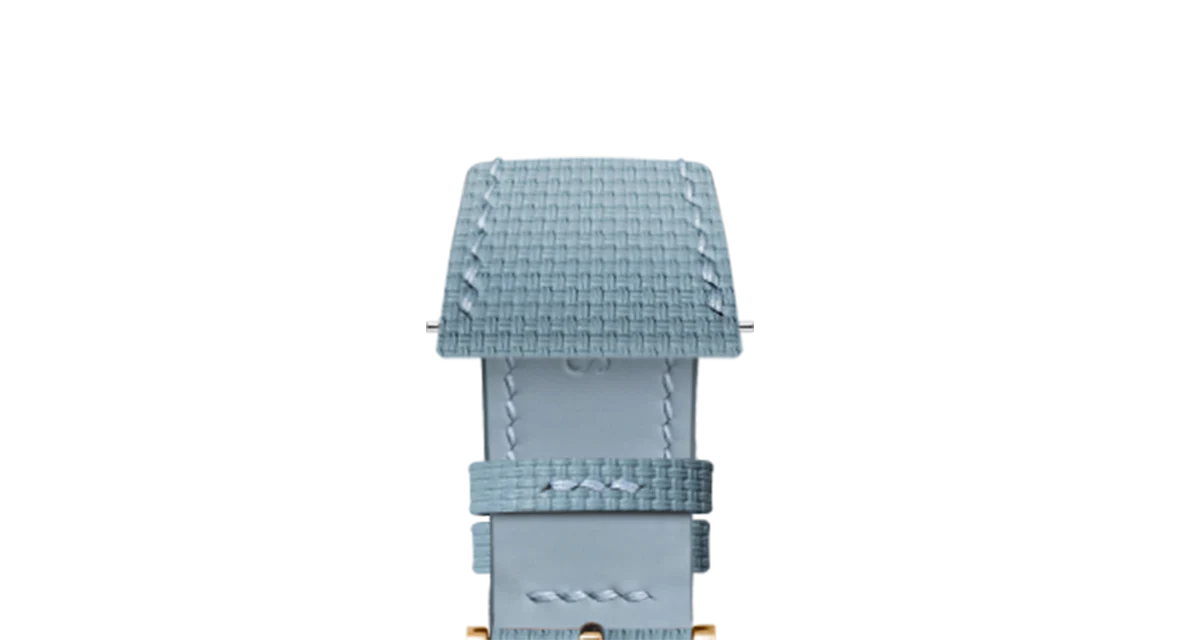 Baby Blue Sailcloth Slim Strap for De Bethune - Image 11