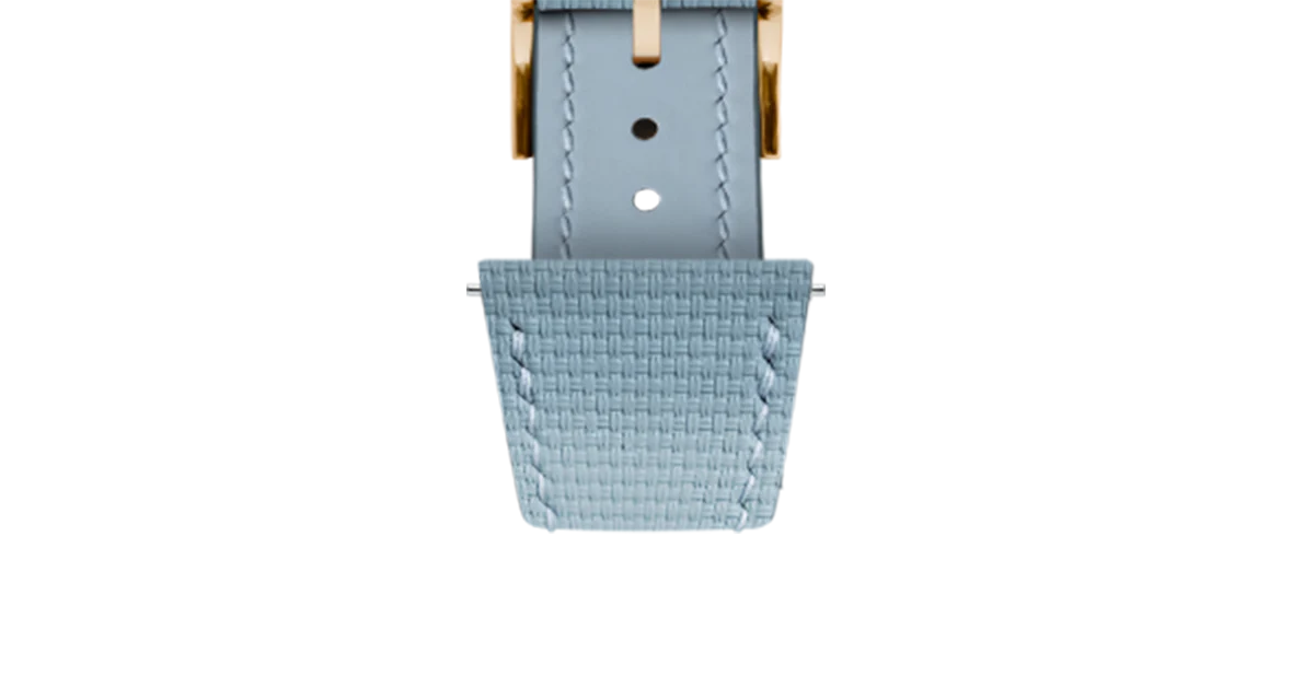 Baby Blue Sailcloth Slim Strap for De Bethune - Image 12