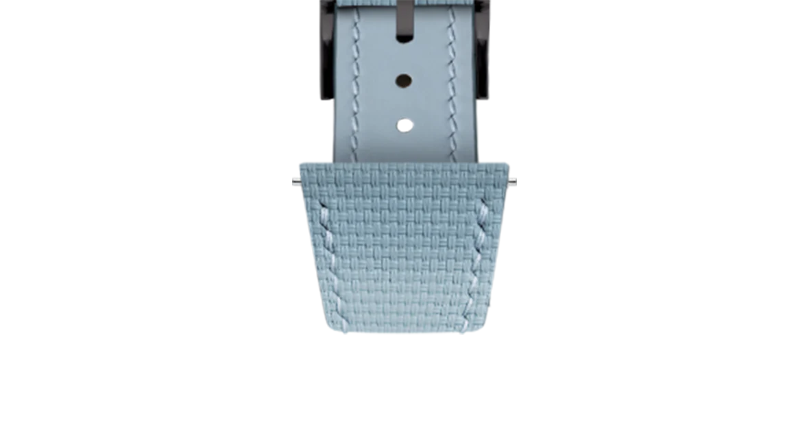 Baby Blue Sailcloth Slim Strap for De Bethune - Image 14