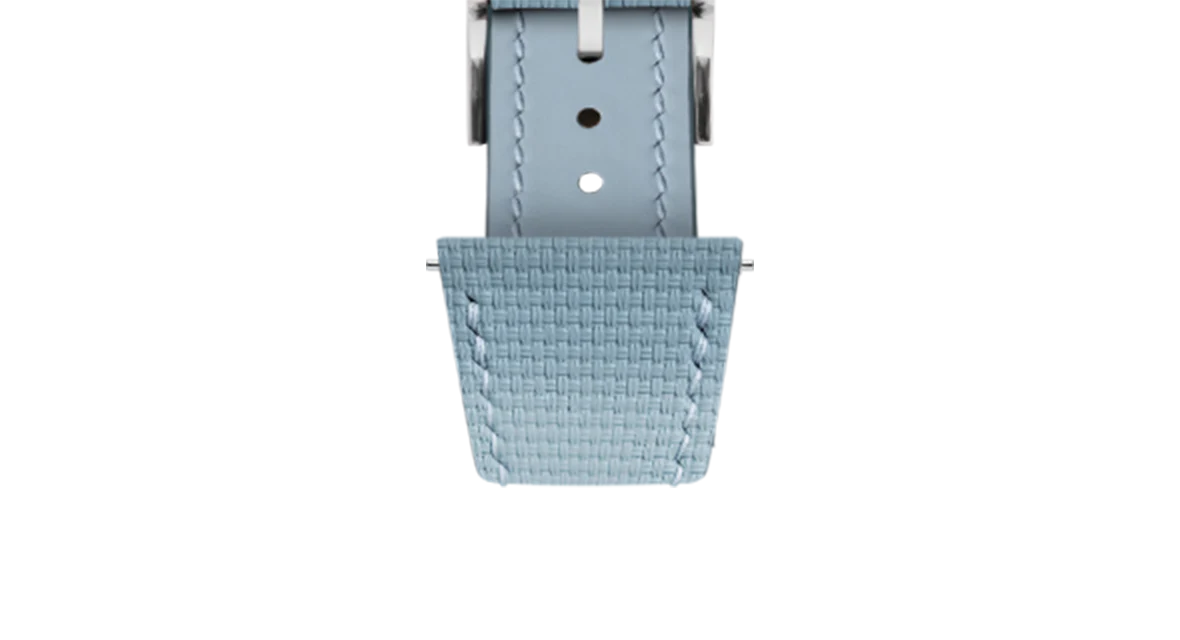 Baby Blue Sailcloth Slim Strap for De Bethune - Image 8