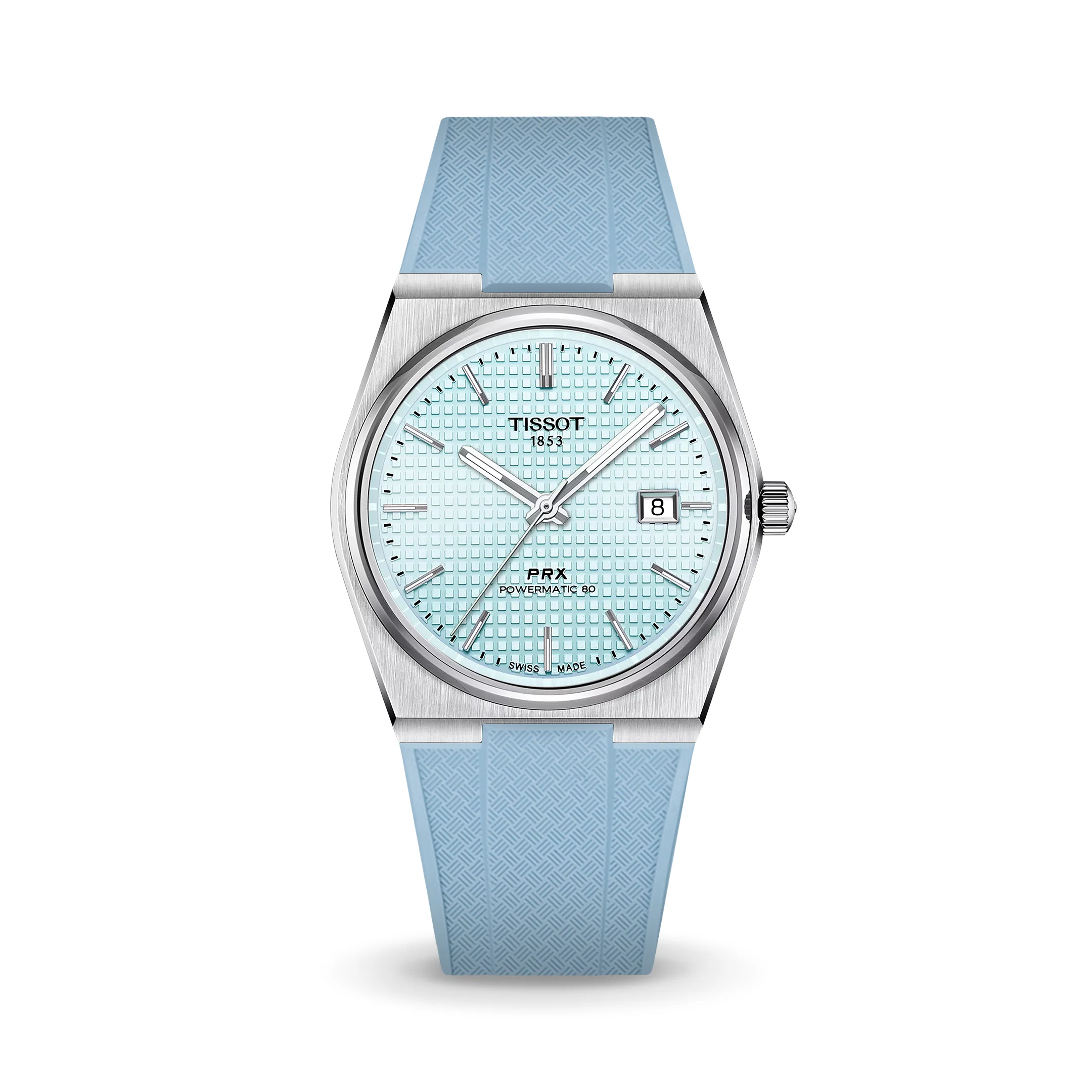 Baby Blue CTS Rubber Strap for Tissot PRX