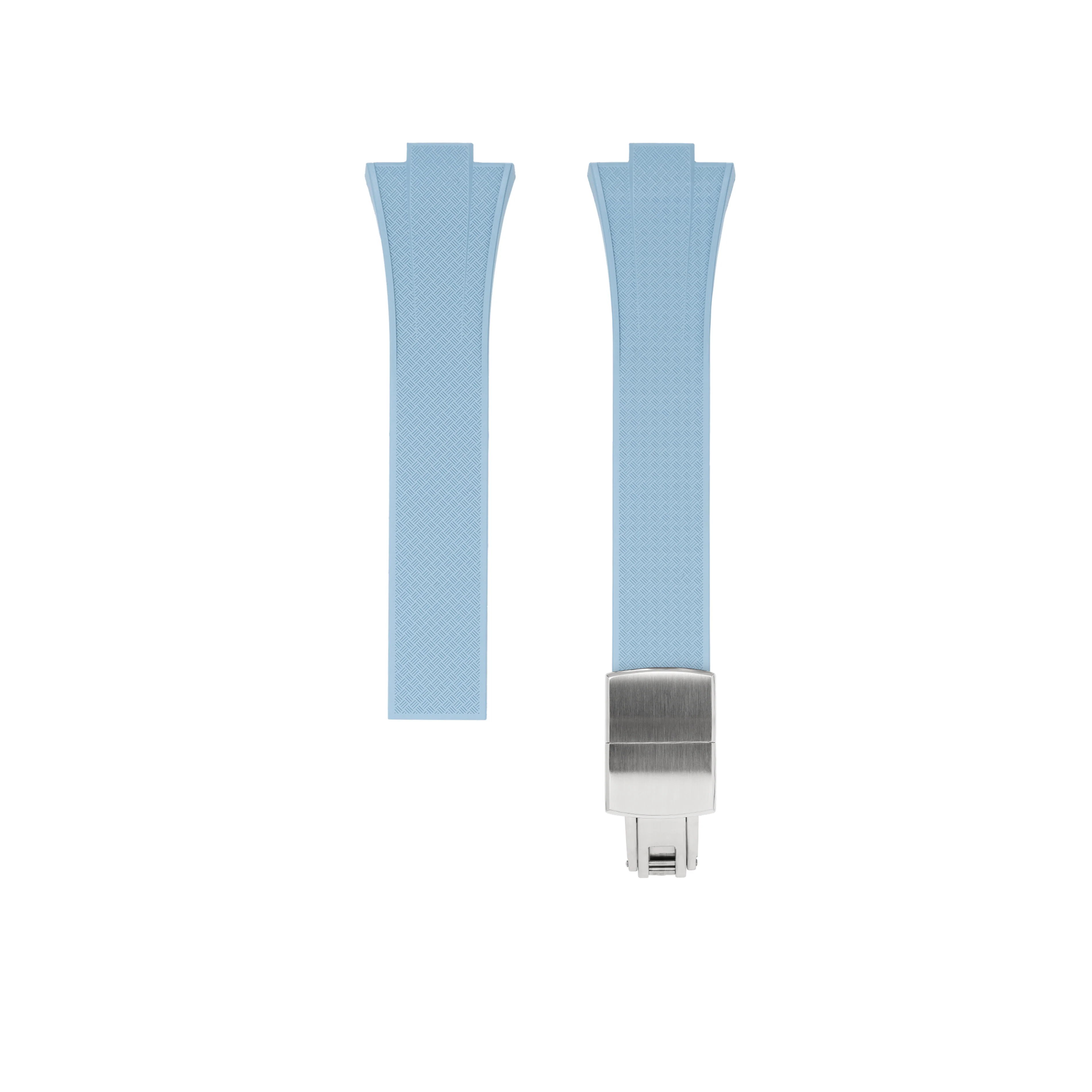 Baby Blue CTS Rubber Strap for Tissot PRX - Image 6