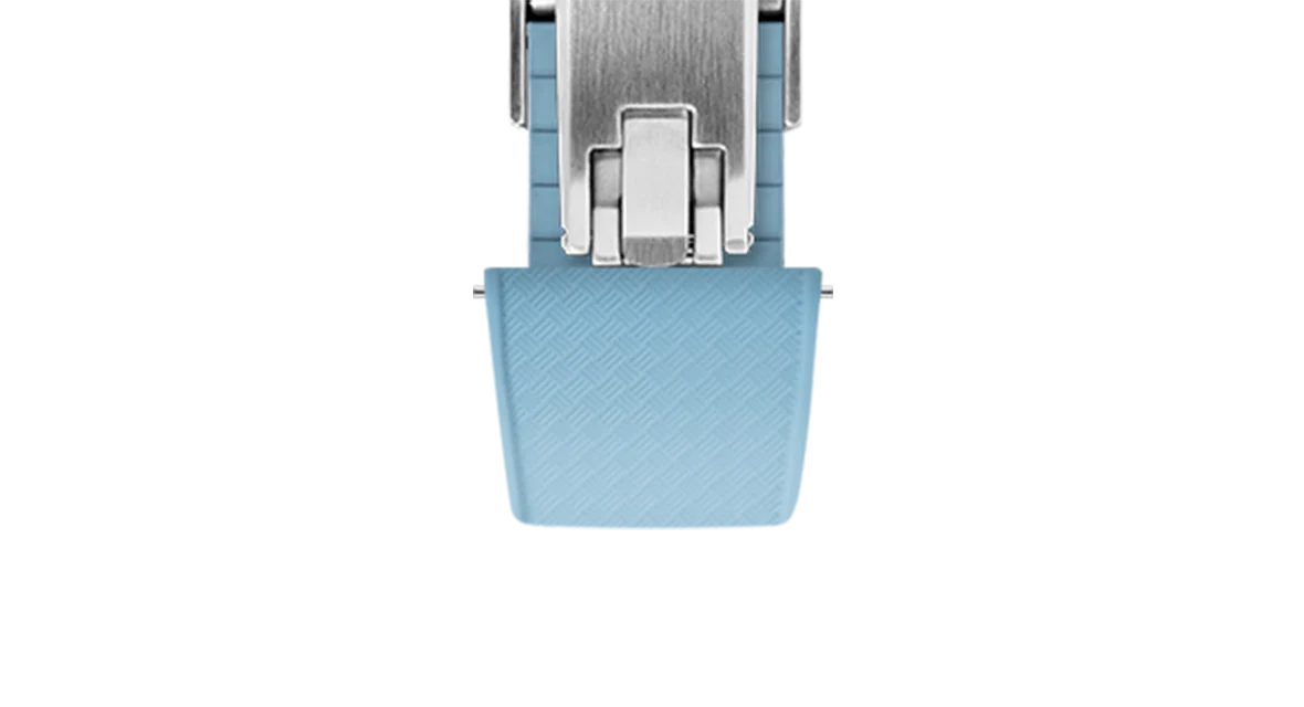 Baby Blue Tropical CTS Rubber Strap - Image 12