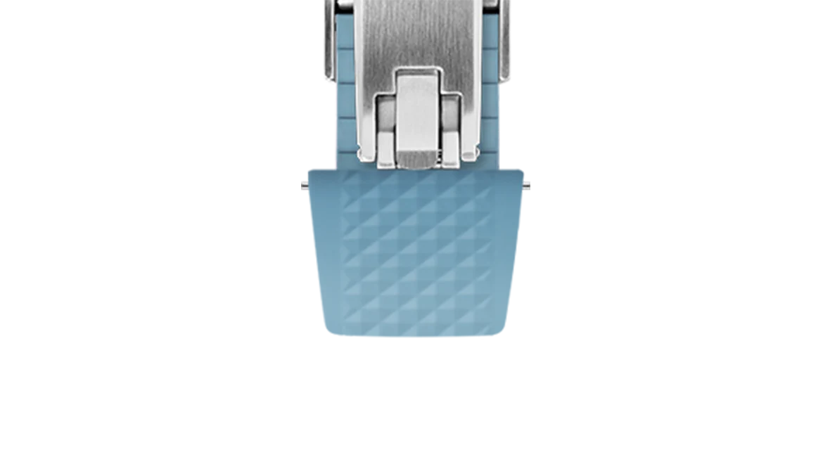 Baby Blue Waffle CTS Rubber Strap - Image 11