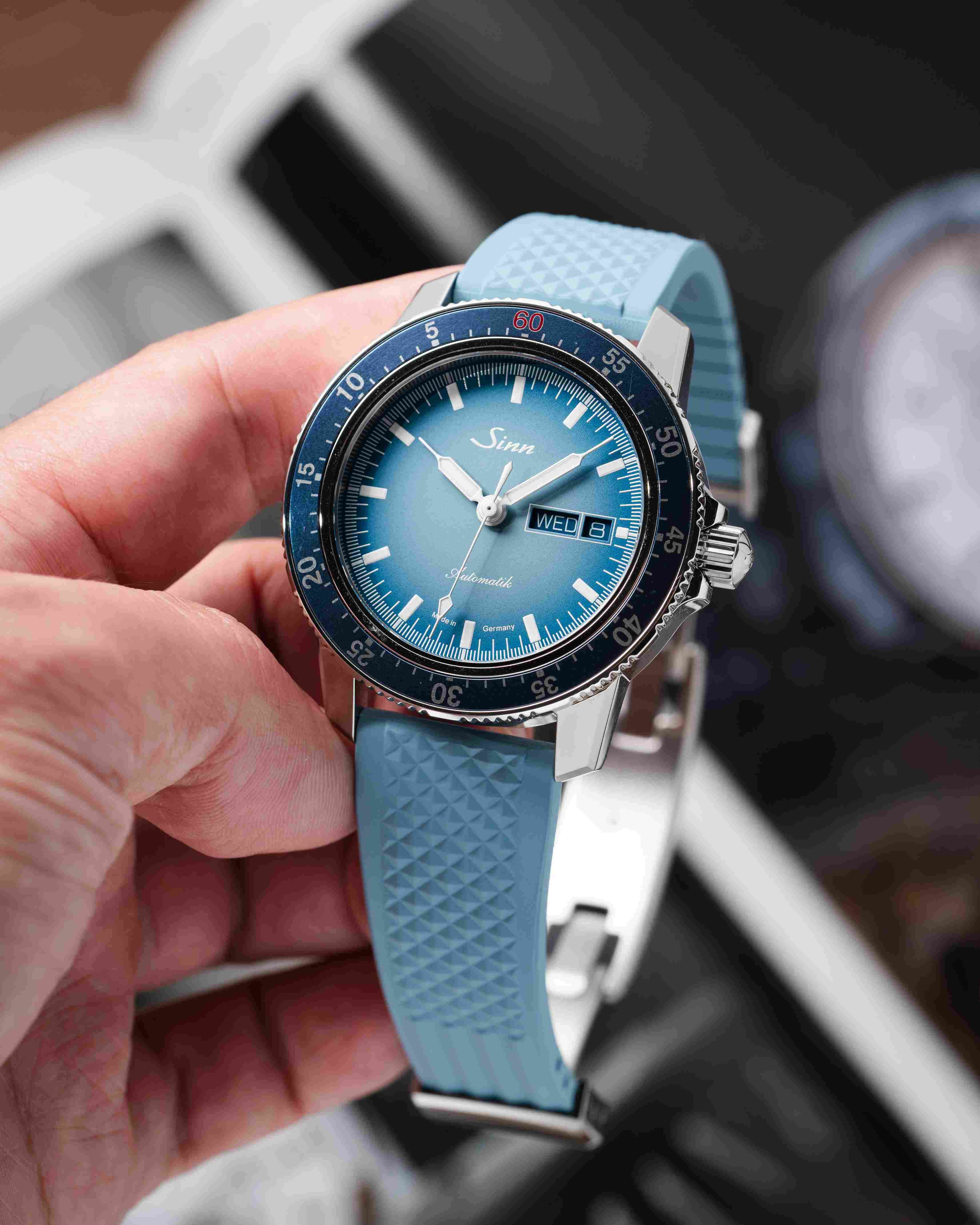 Baby Blue Waffle CTS Rubber Strap - Image 9