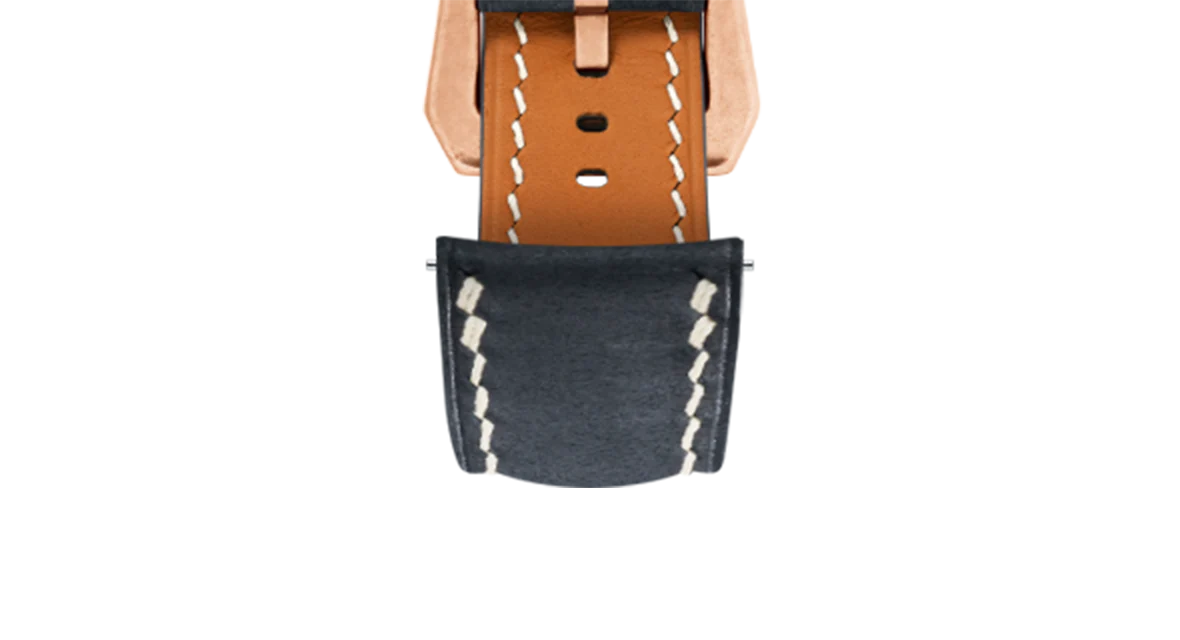 Black Crazy Horse Chunky Strap - Image 8