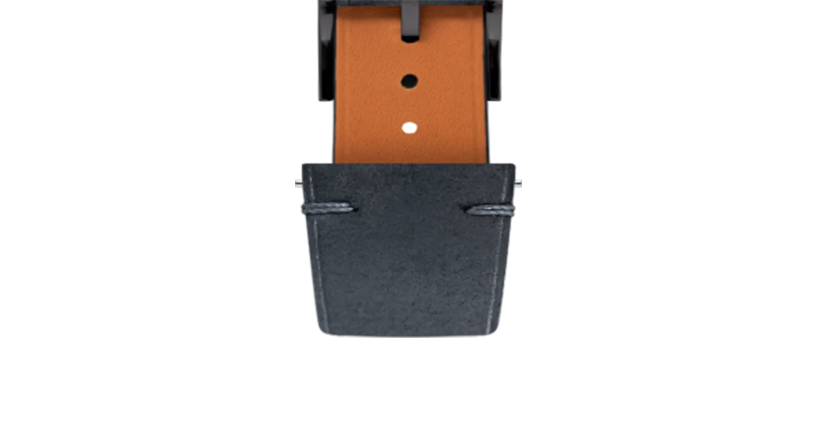 Black Crazy Horse Side-Stitch Strap - Image 11