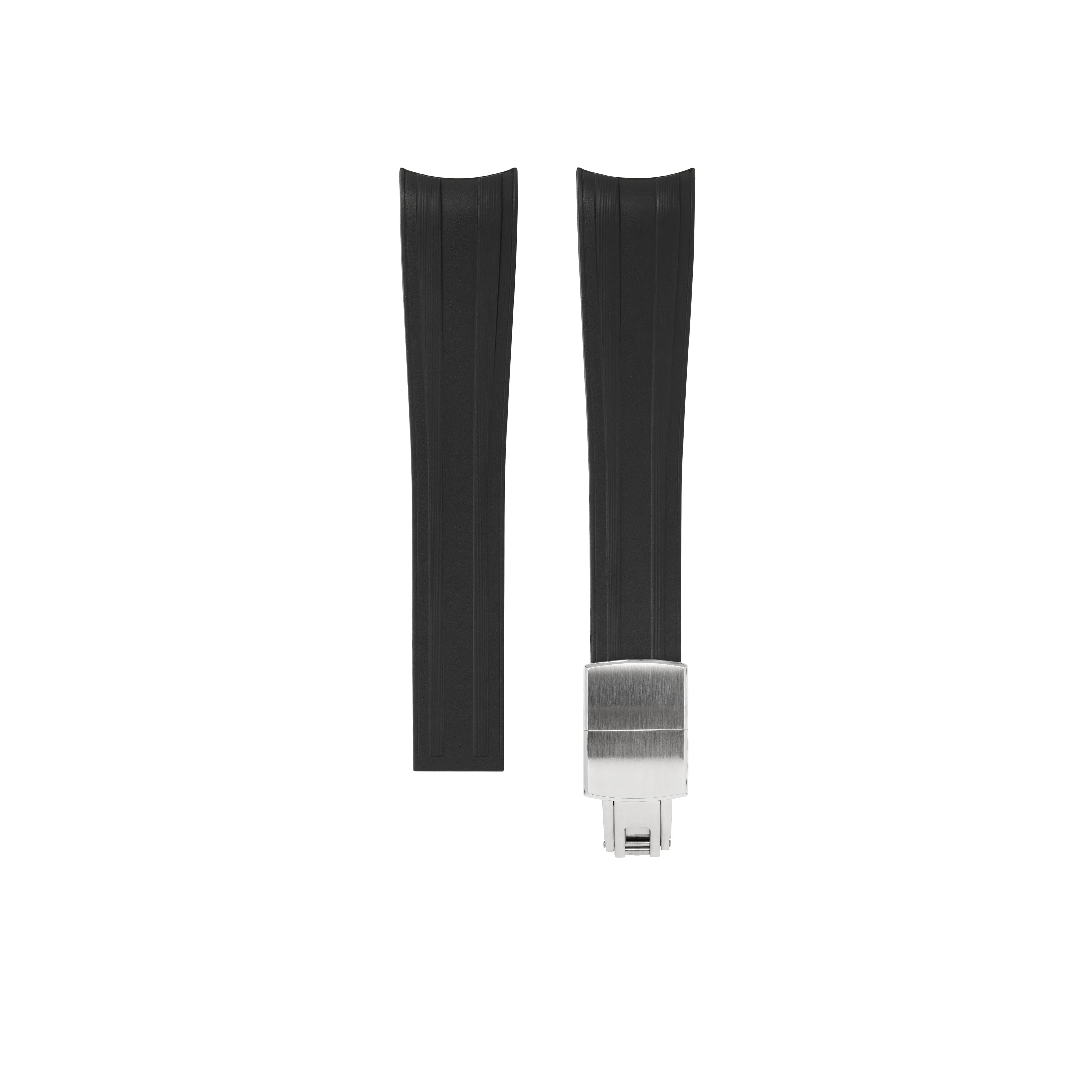Black CTS Rubber Strap for Omega Speedmaster & Swatch MoonSwatch - Image 13