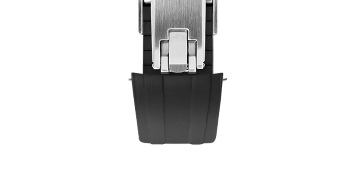 Black CTS Rubber Strap for Omega Speedmaster & Swatch MoonSwatch - Image 17