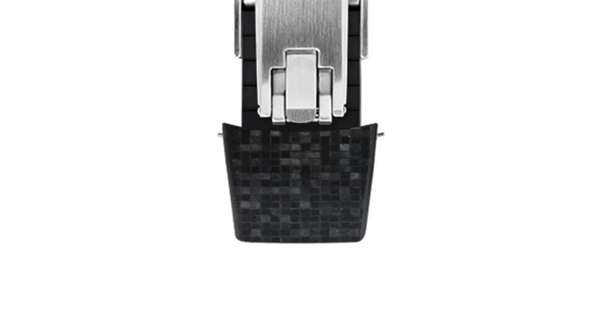Black Curved CTS Rubber Strap for MB&F MAD1 - Image 7