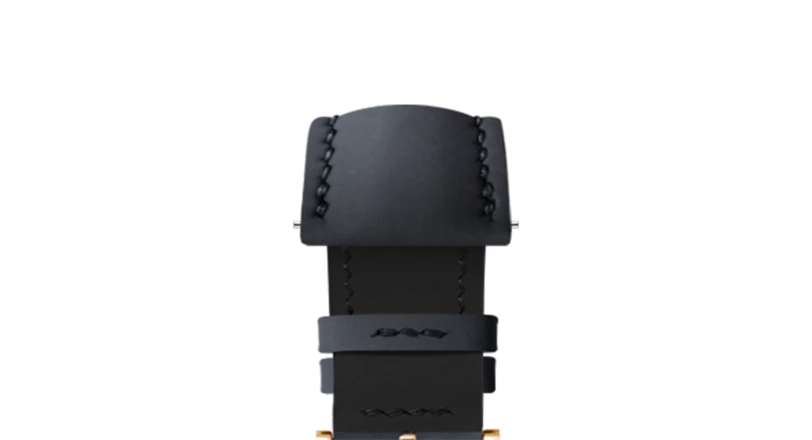 Overstock: Black Rubberised Leather (Smooth) Signature Strap - Image 10