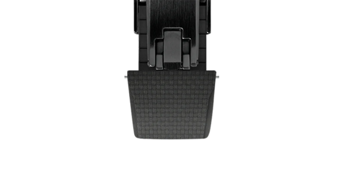 Black Sailcloth CTS Rubber Strap for Cartier Santos de Cartier - Image 13
