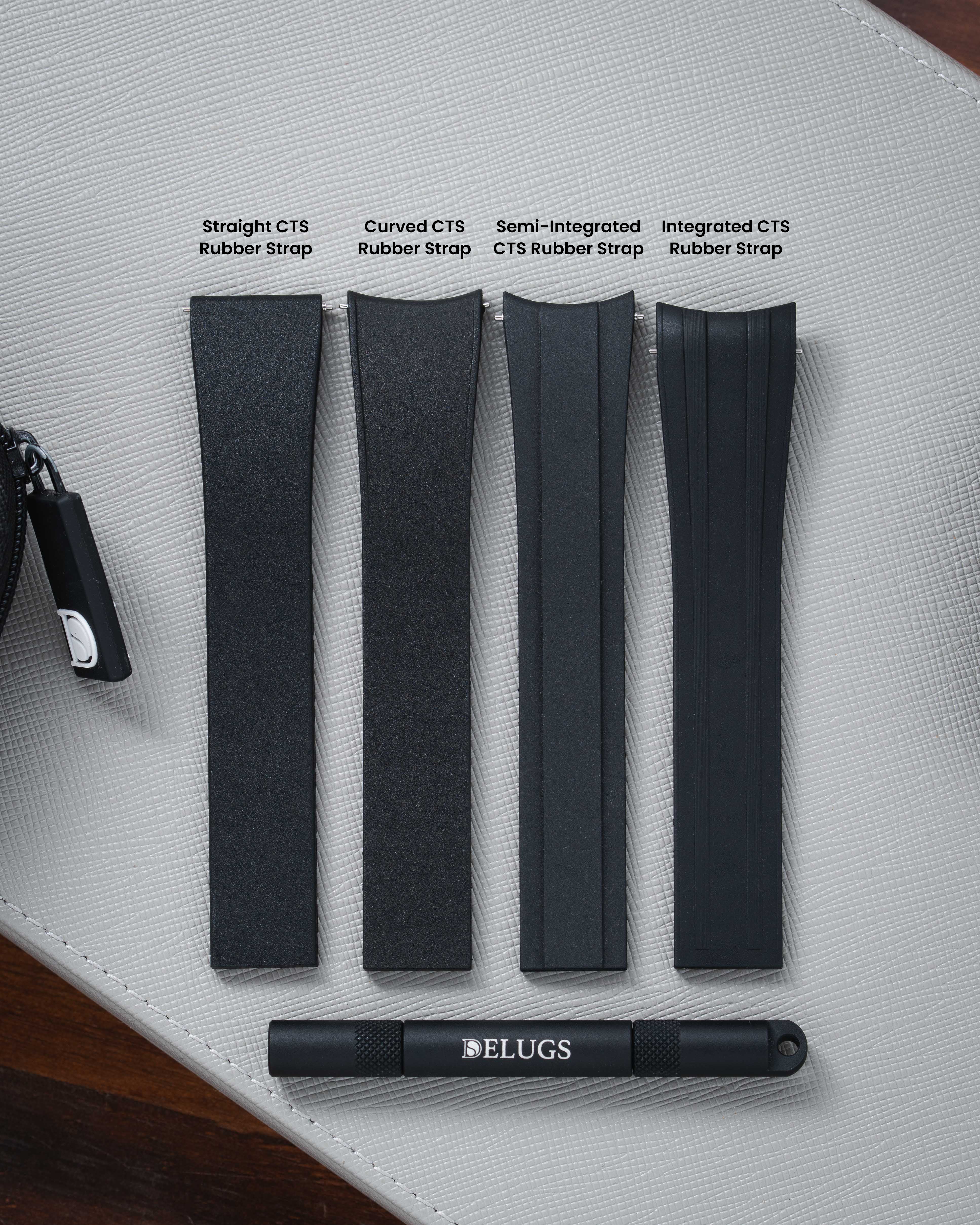 Black Semi-Integrated CTS Rubber Strap - Image 10