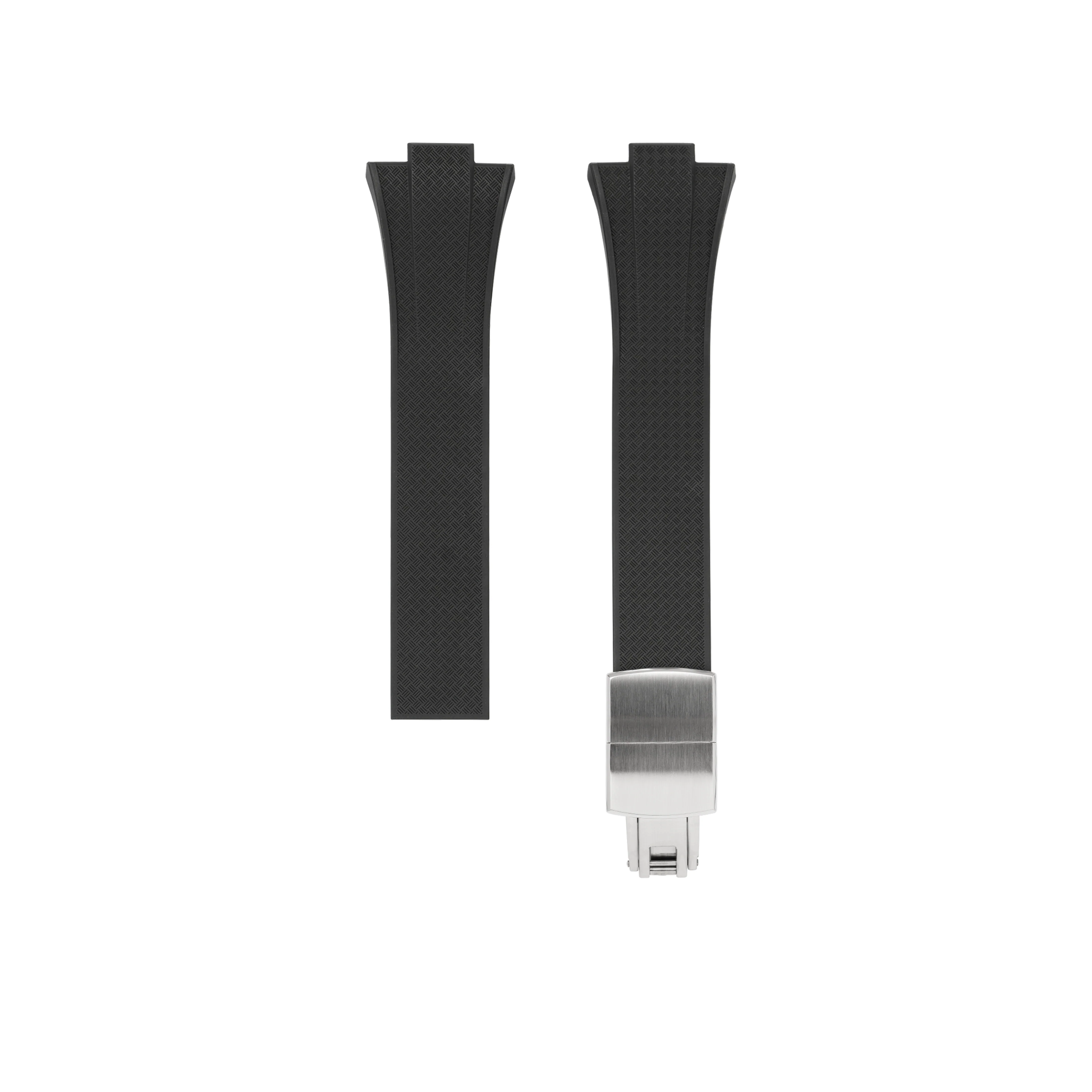 Black CTS Rubber Strap for Tissot PRX - Image 11