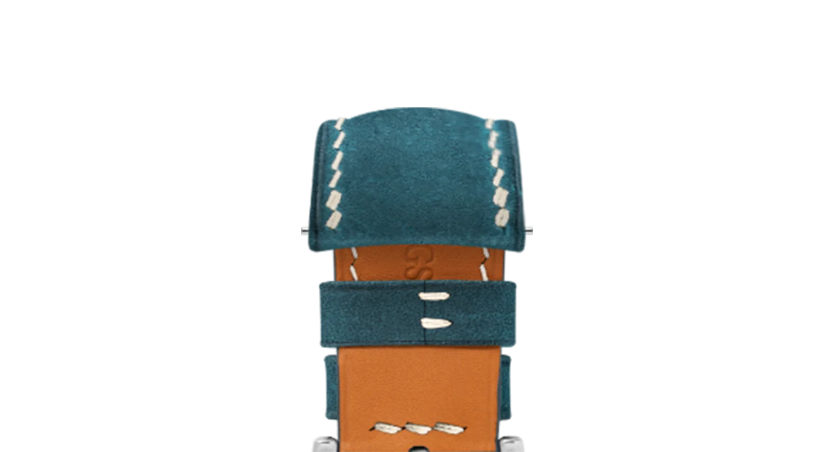 Overstock: Blue Crazy Horse Chunky Strap - Image 3