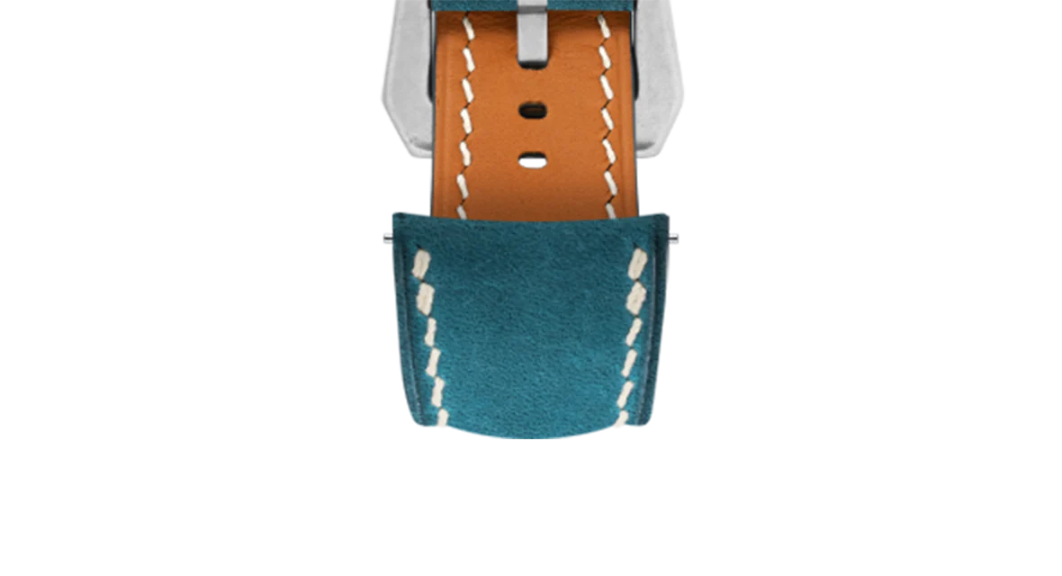 Overstock: Blue Crazy Horse Chunky Strap - Image 4