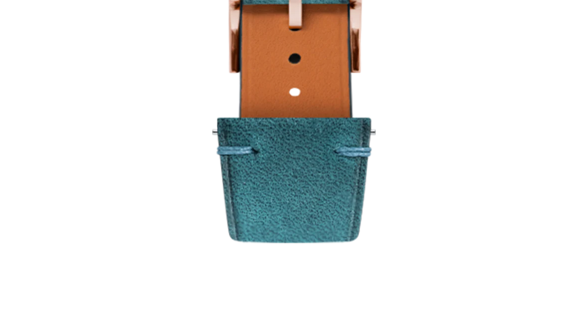 Overstock: Blue Crazy Horse Side-Stitch Strap - Image 6
