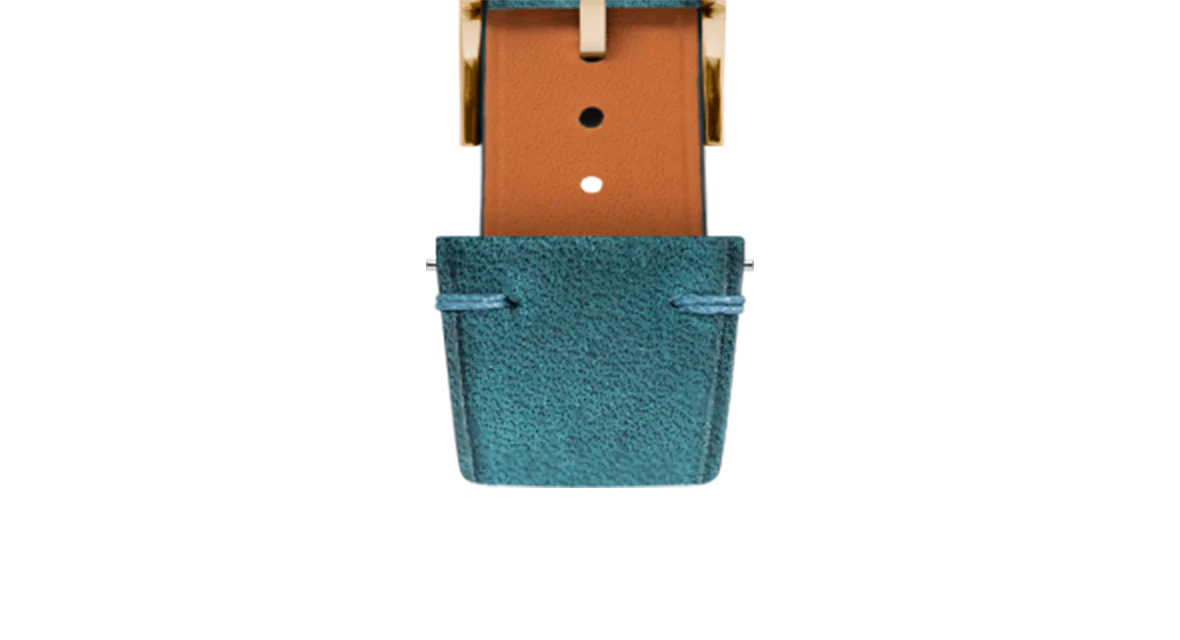 Overstock: Blue Crazy Horse Side-Stitch Strap - Image 8