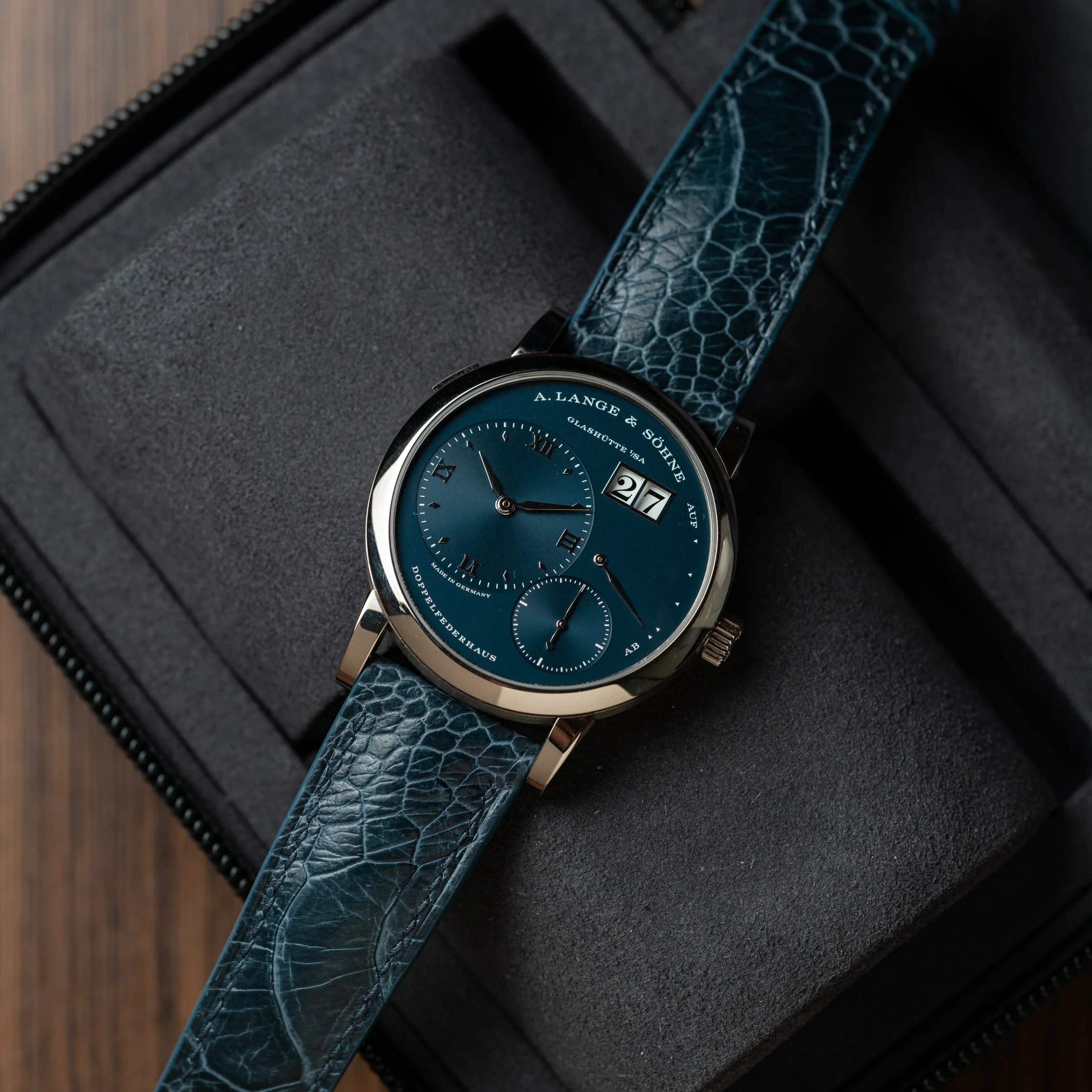 Blue Jean Ostrich Leg Signature Strap - Image 4