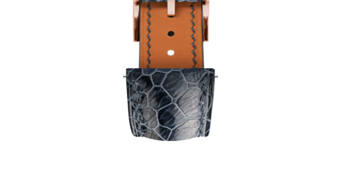 Blue Jean Ostrich Leg Signature Strap - Image 8