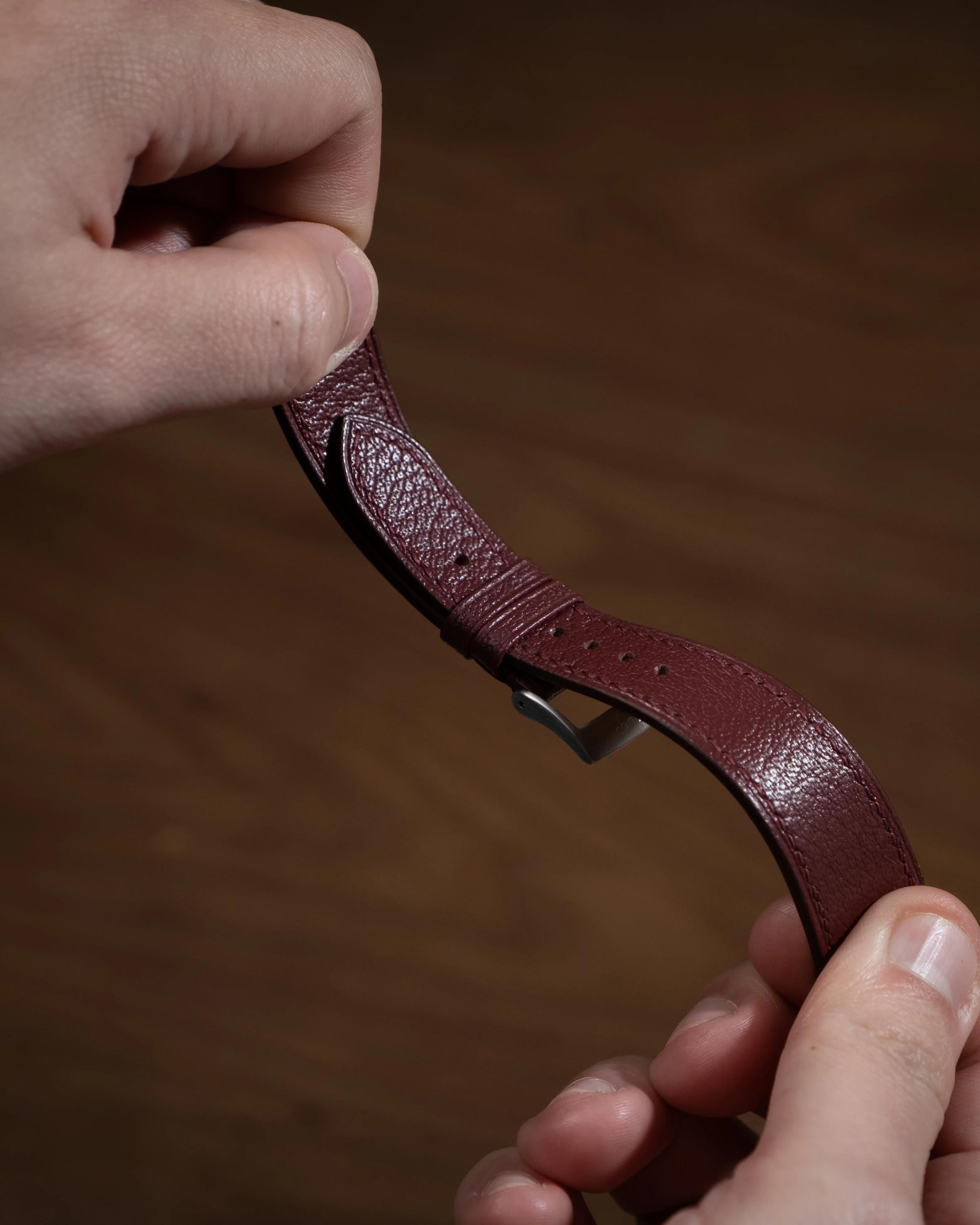 Bordeaux Chevre Slim Strap - Image 3