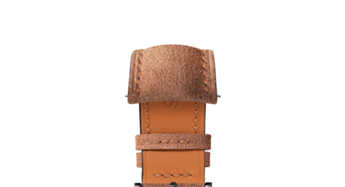 Overstock: Brown Alcantara Signature (Curved) Strap - Image 10