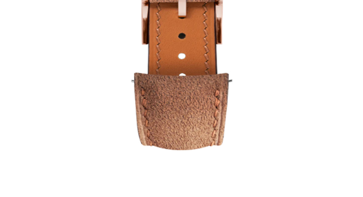 Overstock: Brown Alcantara Signature (Curved) Strap - Image 7
