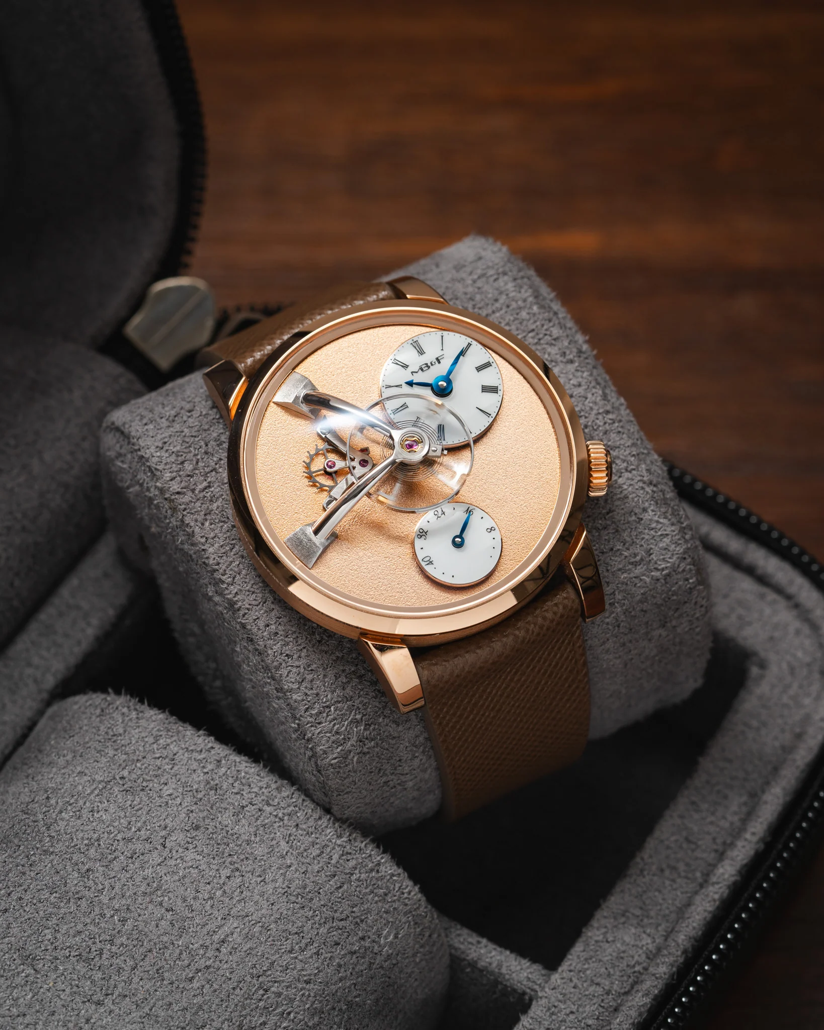 Caramel Saffiano Stitchless Strap - Image 3