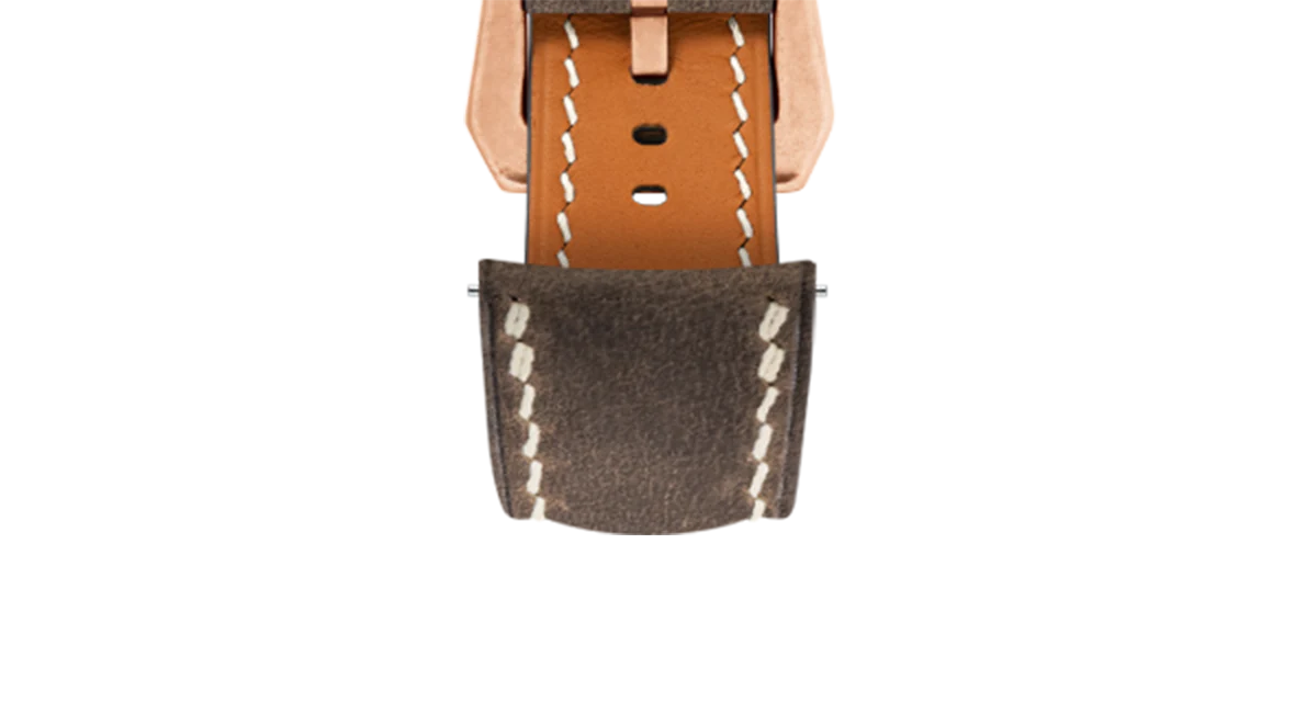 Cognac Crazy Horse Chunky Strap - Image 7