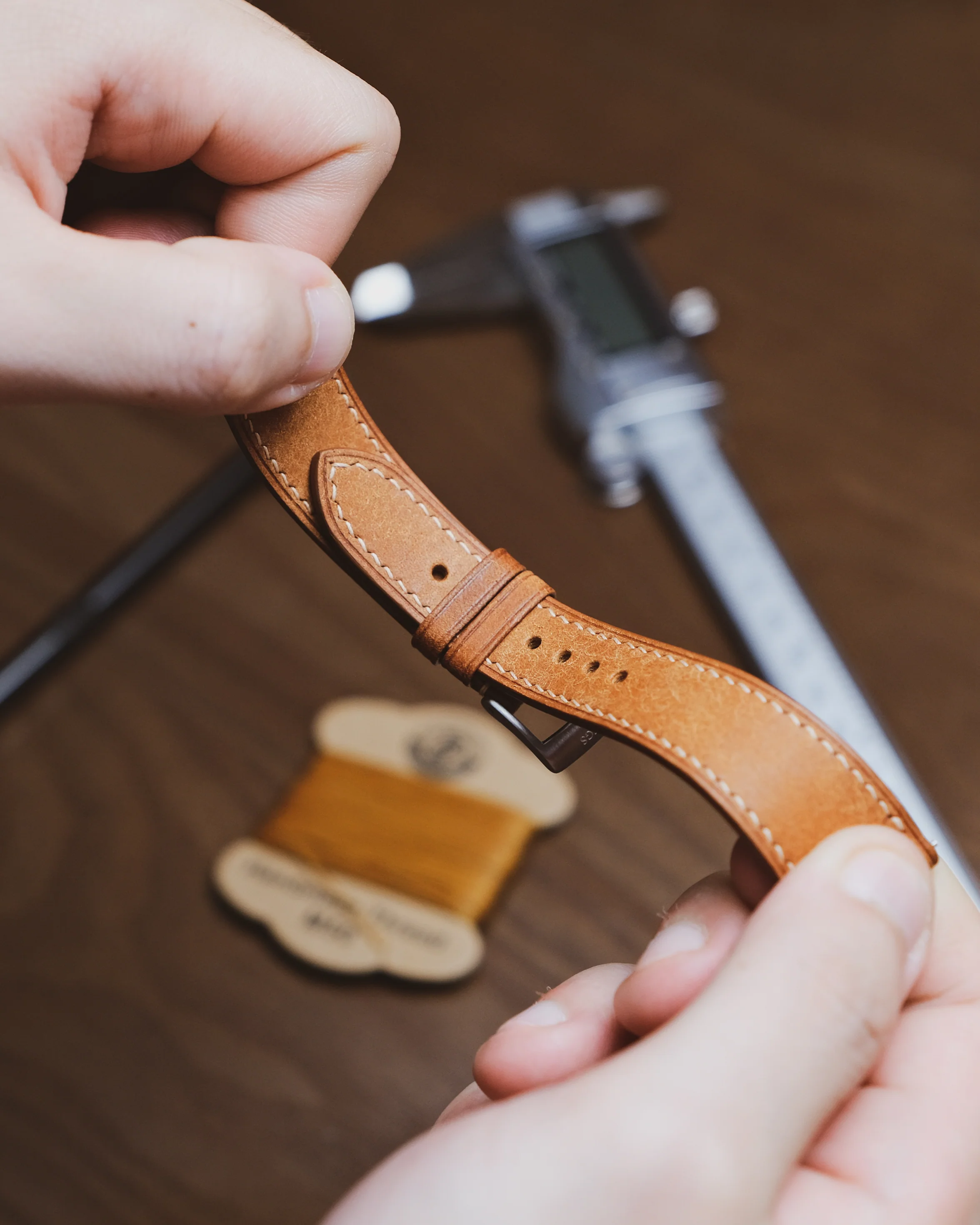 Cognac Pueblo Slim Strap - Image 3