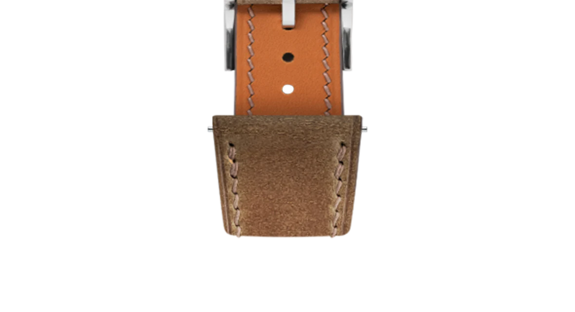 Cognac Shell Cordovan Slim Strap - Image 5